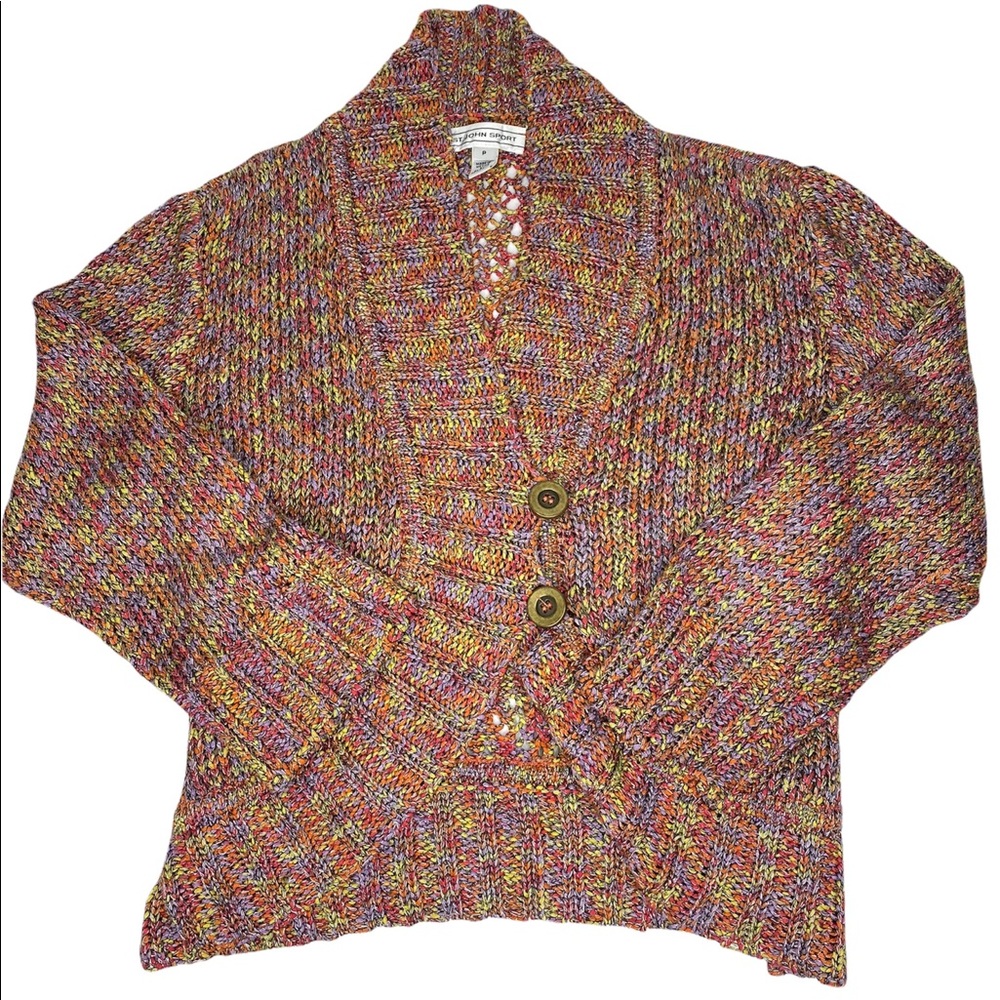 Saint John Sport Cropped knit sweater